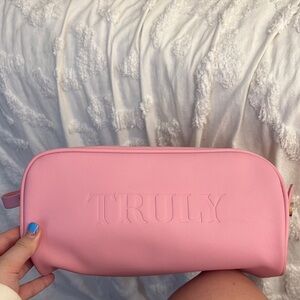 TRULY Soft Pink Cosmetic Bag